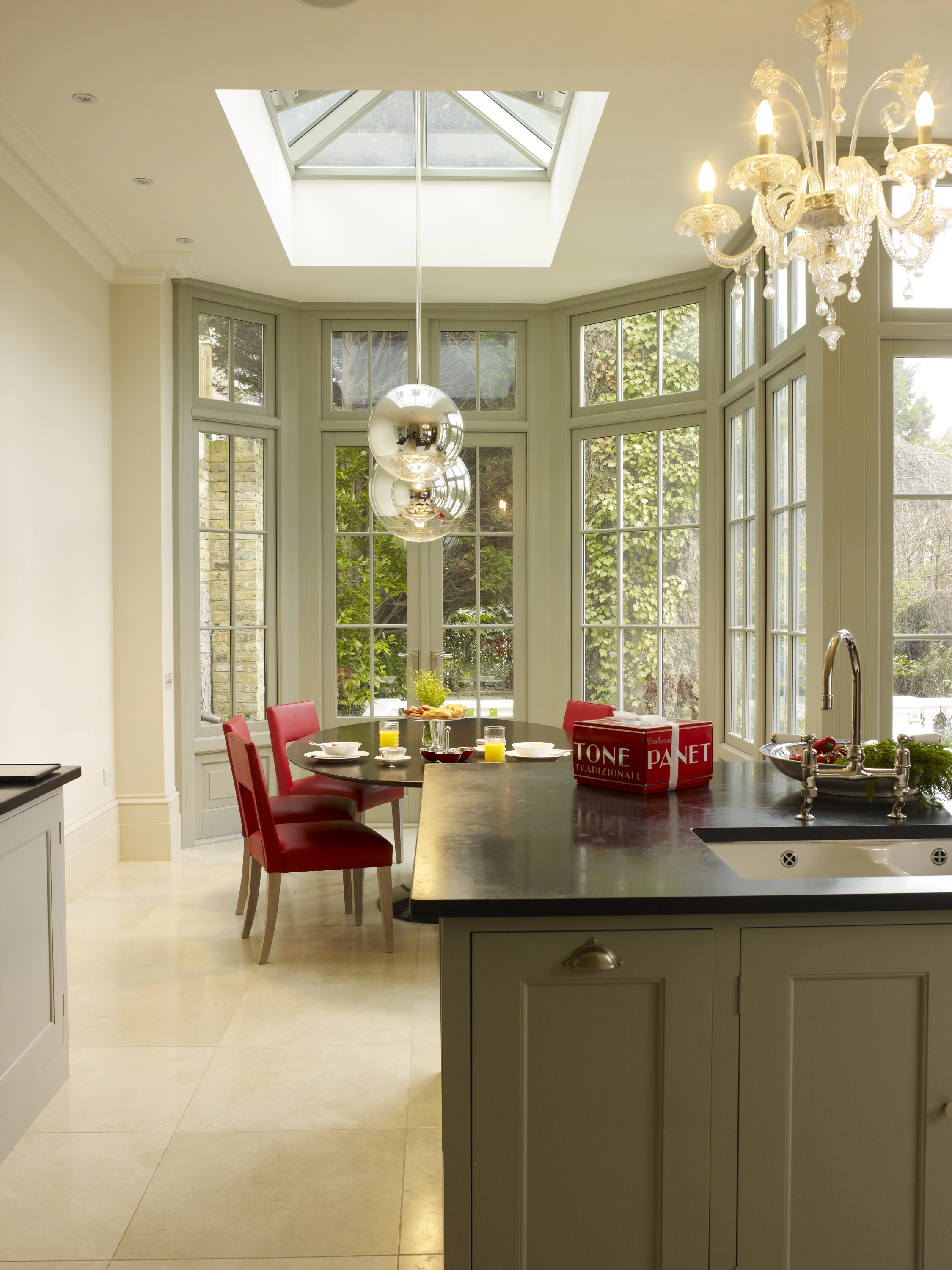 Conservatory on Grade II London Town House. OLBC