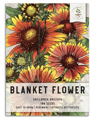 blanket flower seed packet