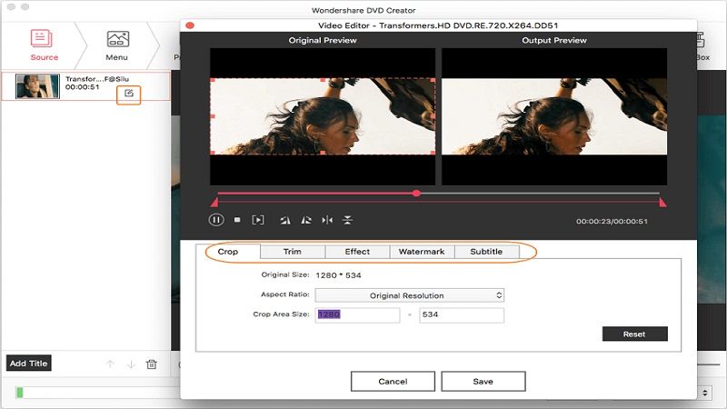 Wondershare DVD Creator