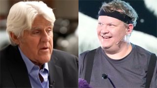 Jay Leno and Andy Richter Split Image