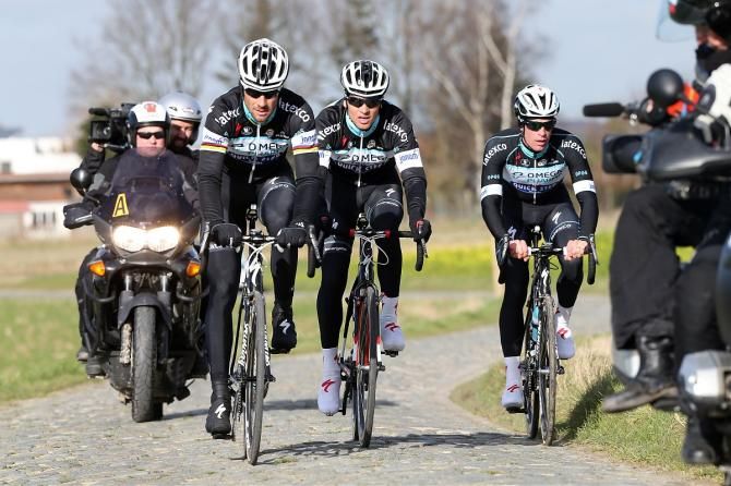 Tom Boonen, Zdenek Stybar and Iljo Keisse