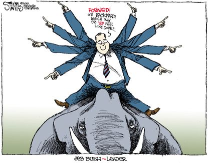 
Political cartoon U.S. Jeb Bush