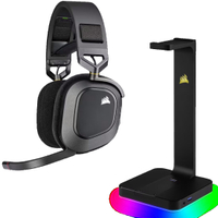 RGB Headset Bundle - HS80 RGB Wireless Headset and RGB Headset  Stand