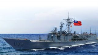 Taiwanese ship ready for defense