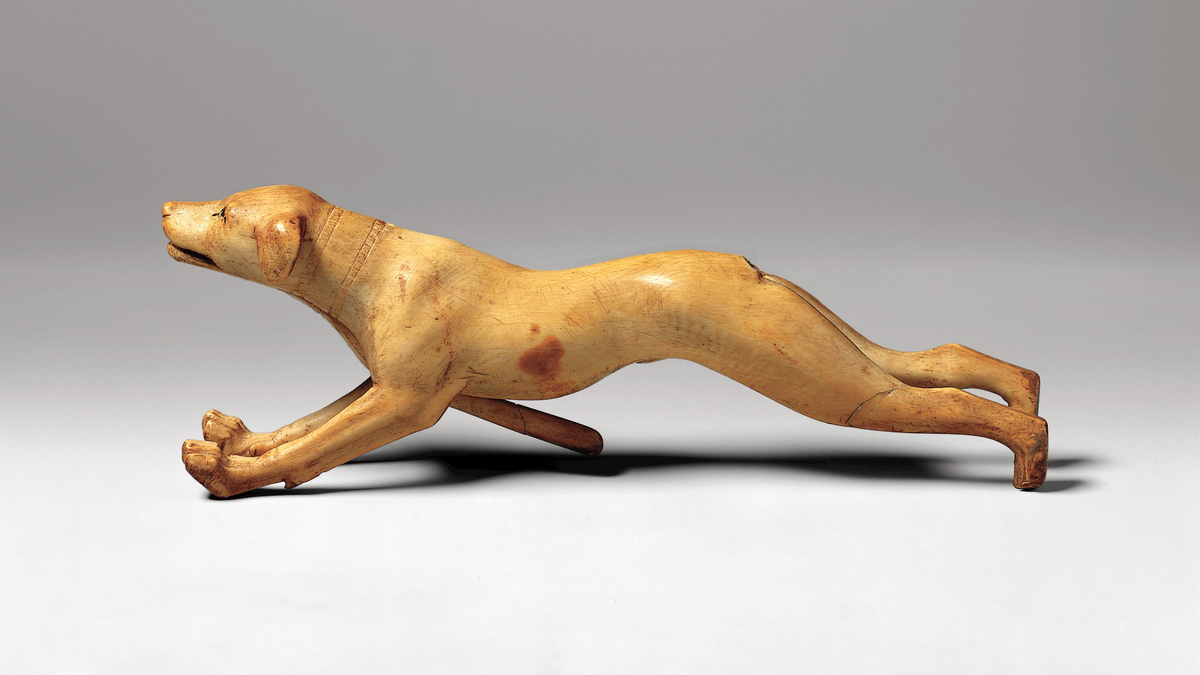 Ancient Egyptian Ivory Dog Sculpture: A Fascinating Mechanical Marvel