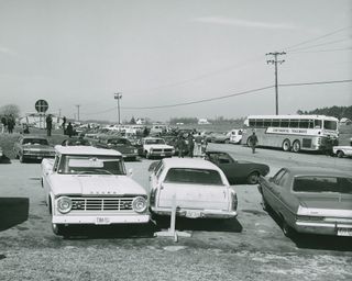 Thousands of spectators flocked to Virginia's Eastern Shore near NASA's Wallops Flight Facility on Wallops Island on March 7, 1970 to witness a total solar eclipse as NASA launched sounding rockets.