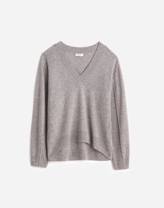 Madewell, Cashmere V-Neck Sweater