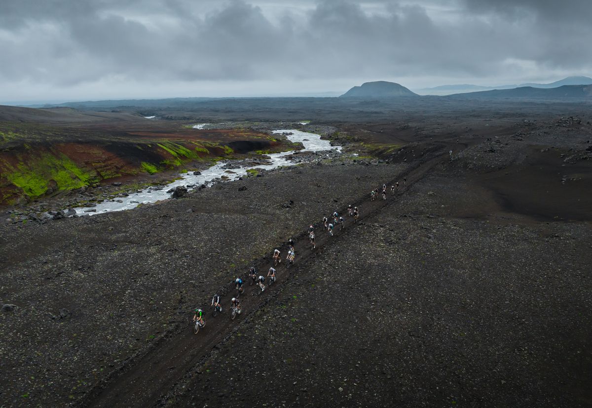 Rosa Klöser and Magnus Bak Klaris rip across Icelandic lava fields for ...