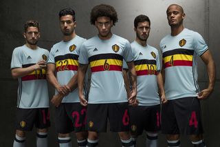 Belgium football team's new cycling-inspired away kit looks