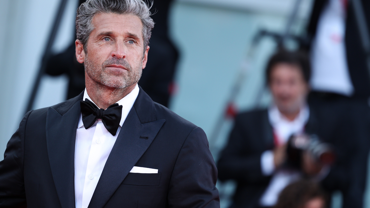 Patrick Dempsey attends a red carpet for the movie &quot;Ferrari&quot; at the 80th Venice International Film Festival on August 31, 2023 in Venice, Italy.