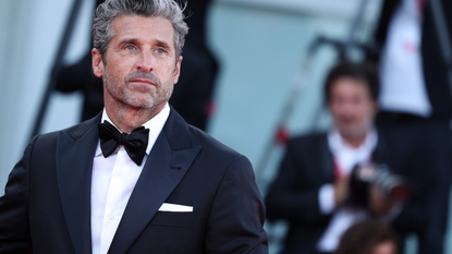 Patrick Dempsey attends a red carpet for the movie "Ferrari" at the 80th Venice International Film Festival on August 31, 2023 in Venice, Italy.