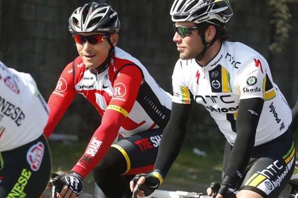 Robbie McEwen (Radioshack) and Mark Cavendish (HTC-Highroad) didn't feature in today's sprint.