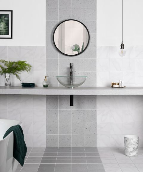 Gray Bathroom Tile Ideas 10 Ways To, Gray Bathroom Tiles