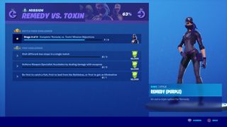 Fortnite Remedy vs Toxin Challenges