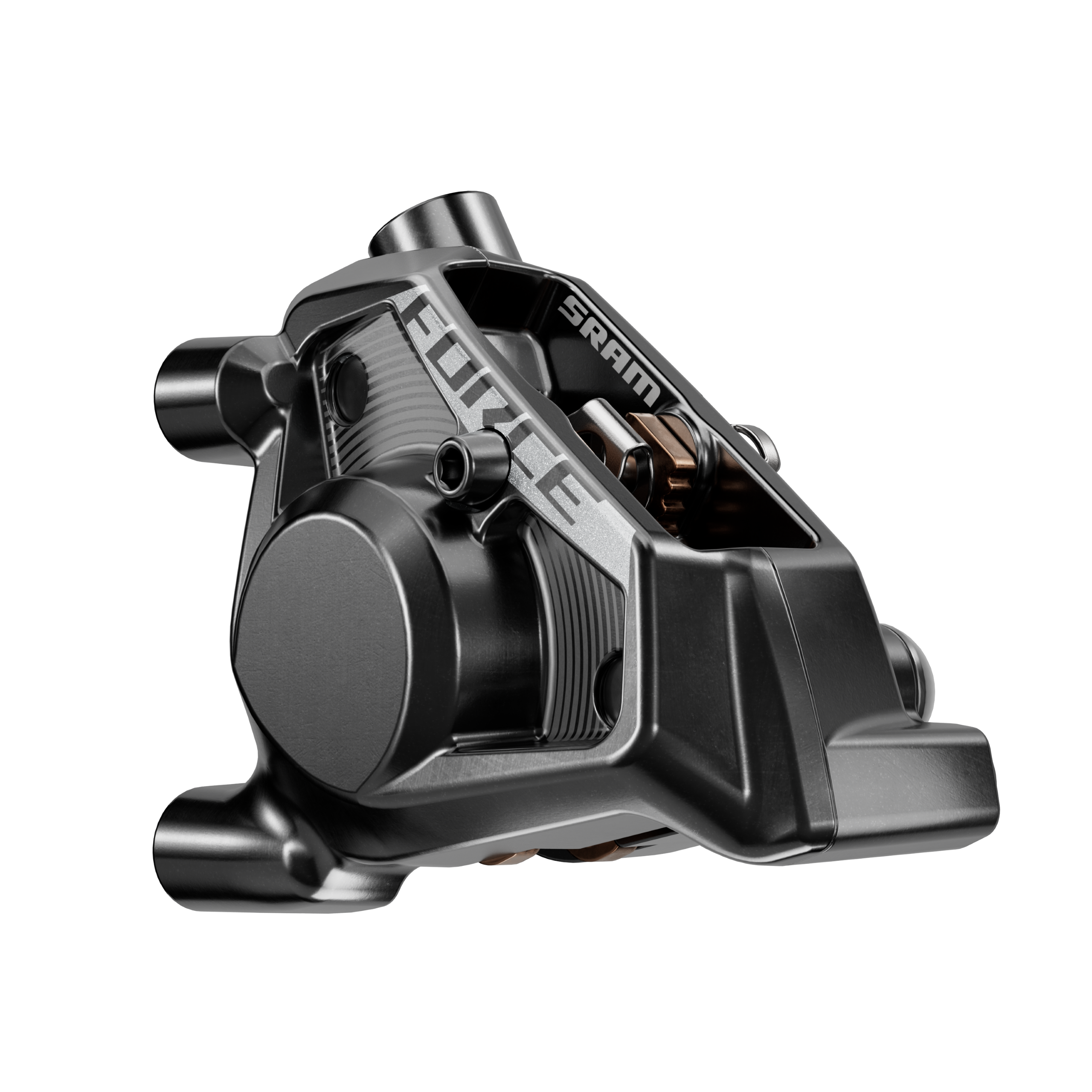 A SRAM Force AXS brake caliper