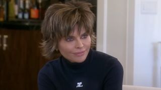 Lisa Rinna smiling in The Real Housewives of Beverly Hills
