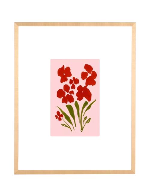 Pansy Passion Framed Wall Art