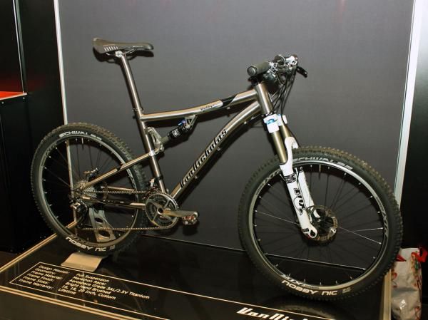Van Nicholas will soon add a full-suspension bike to its impressive array of titanium machines.