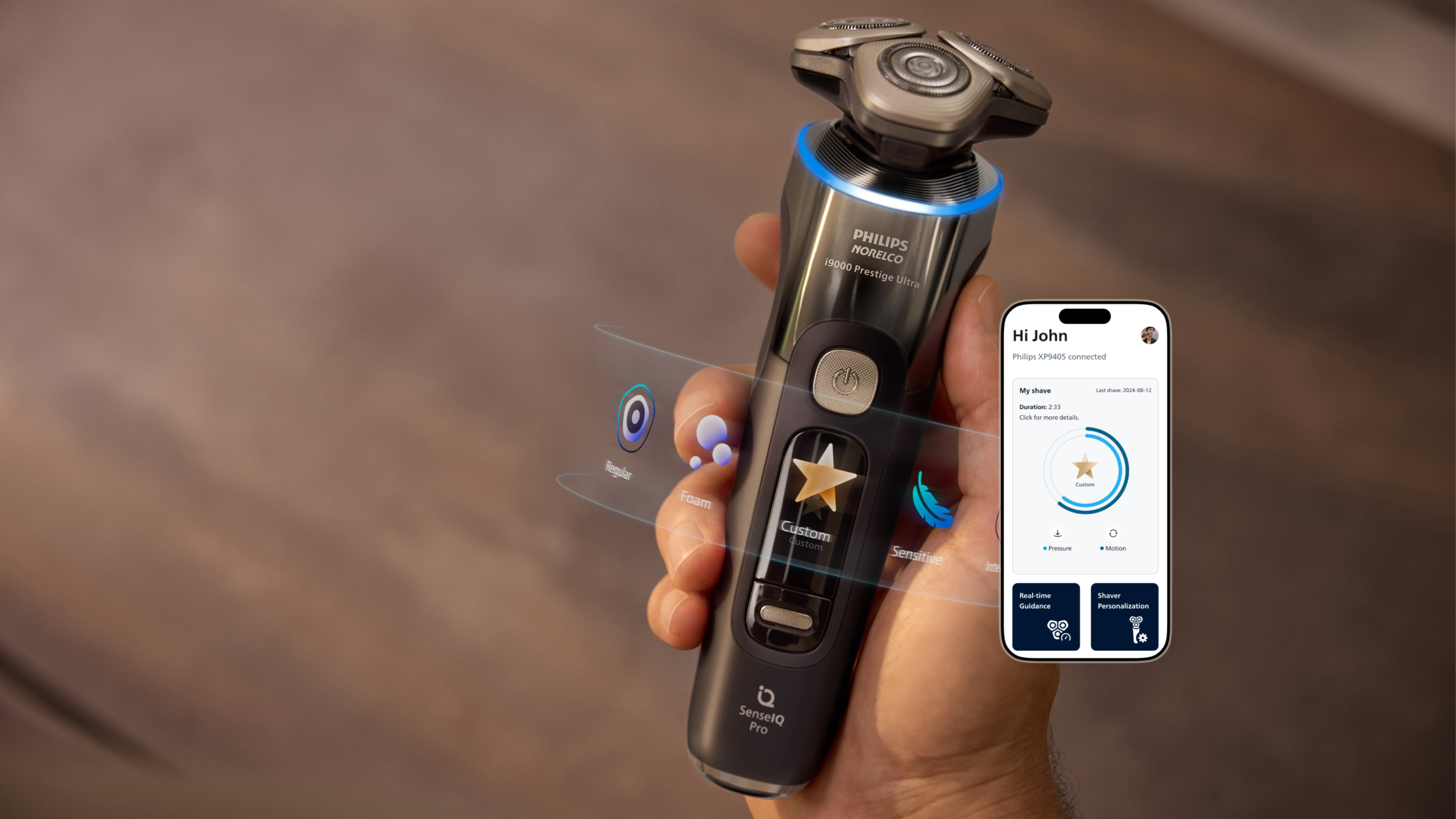Philips Norelco Shaver i9000 Prestige Ultra Customization