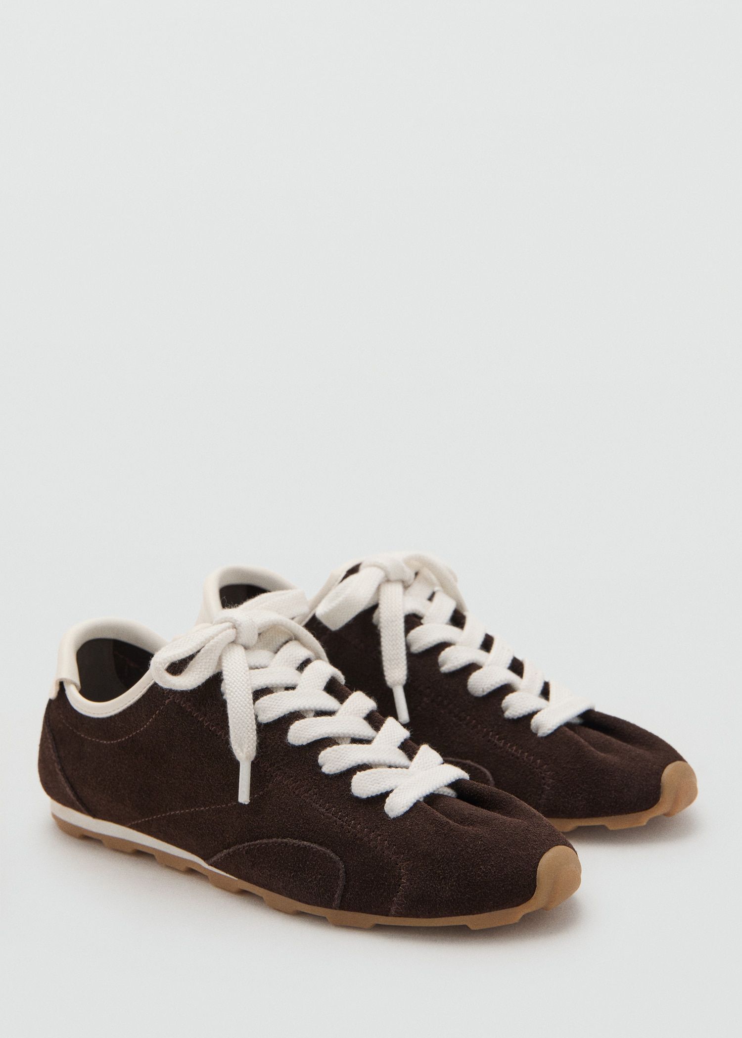 Suede Contrast Sneakers - Women | Mango Usa