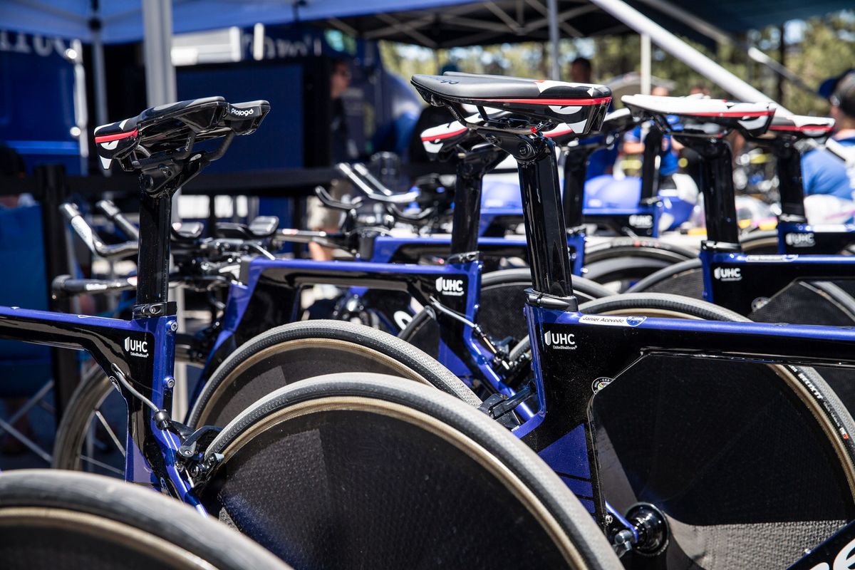 United Health Care ride Orbea Ordu time trial bikes