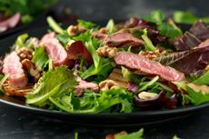 Beef and beetroot salad