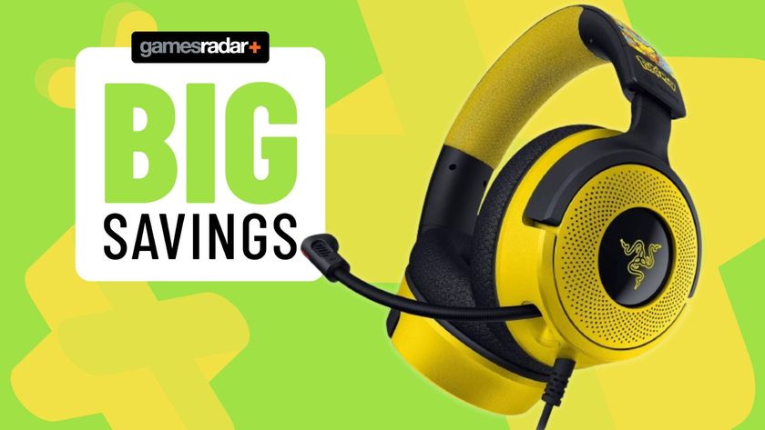 Image of the Razer Pokemon Edition headset on a light green GamesRadar+ background.