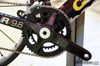 Target weight for Praxis Works' awesome-looking all-carbon road crankset is a feathery 600g with chainrings and bottom bracket