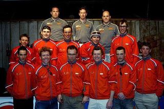 The 2005 Jittery Joe's/Kalahari Cycling Team.