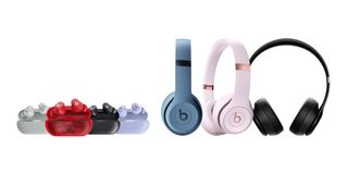 All the colours of the Beats Solo Buds and Beats Solo 4