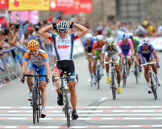 Philippe Gilbert wins, Vuelta a Espana 2010, stage 19