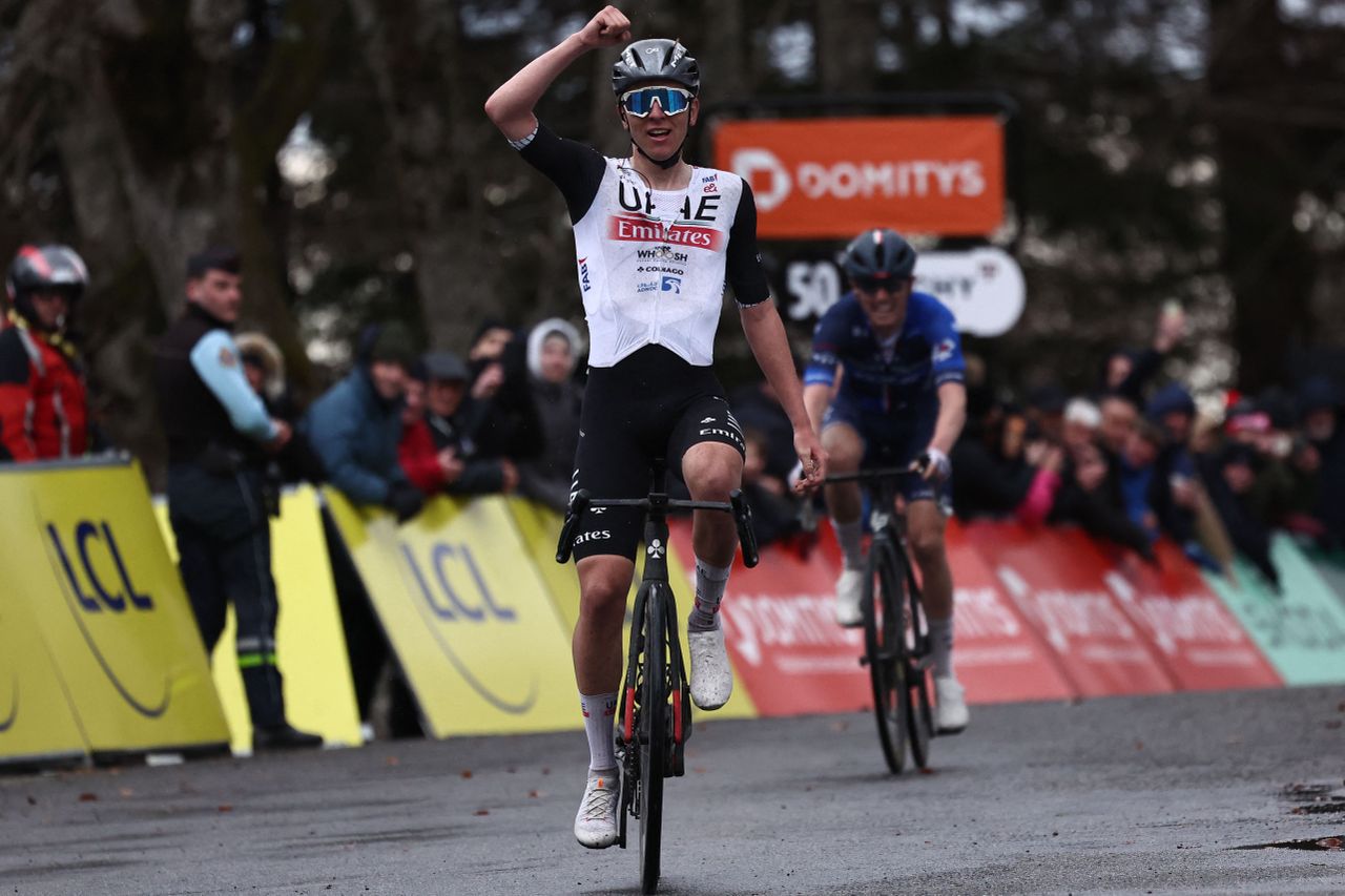 Tadej Pogacar wins stage four of Paris-Nice ahead of David Gaudu