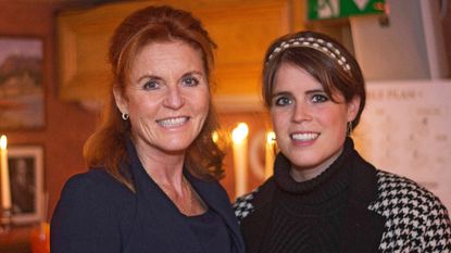 Sarah Ferguson, Duchess of York (L) and Princess Eugenie attend The Miles Frost Fund party at Bunga Bunga Covent Garden on June 27, 2017 in London,