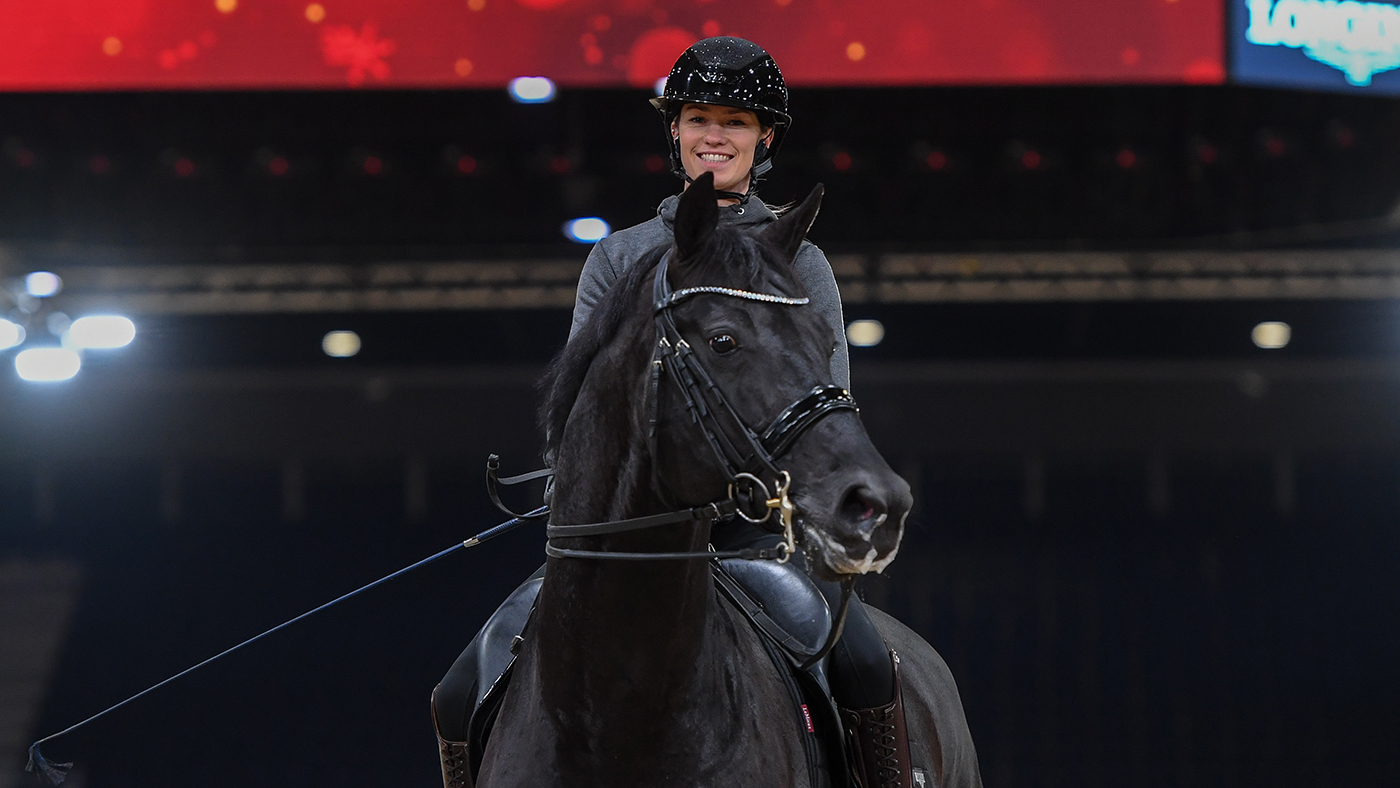 London Horse Show dressage times: Lottie Fry competes in the grand prix at 4.37pm