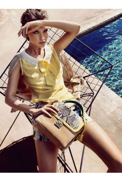 Arizona Muse in Massimo Dutti SS12 campaign 