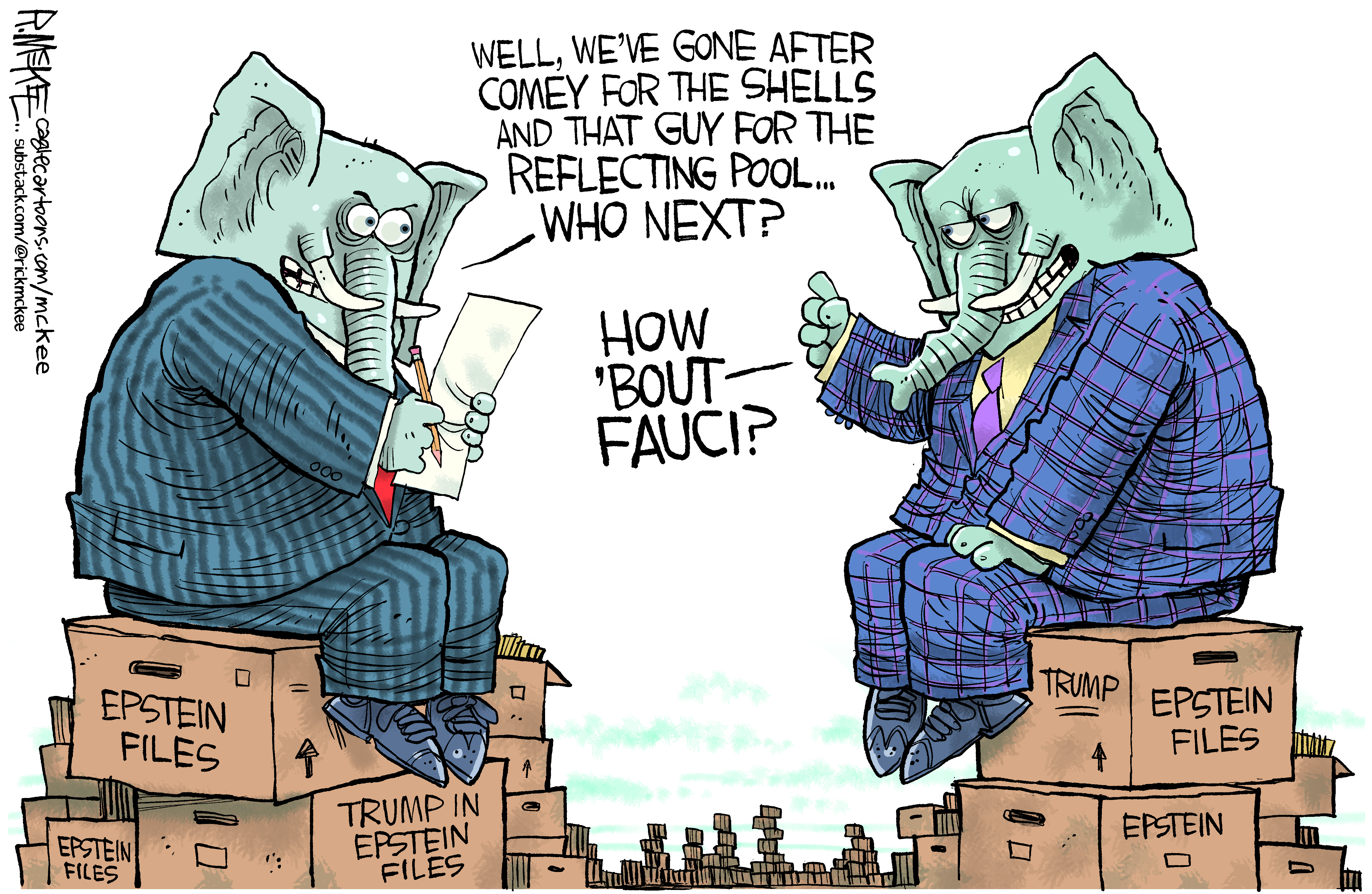 Political cartoon