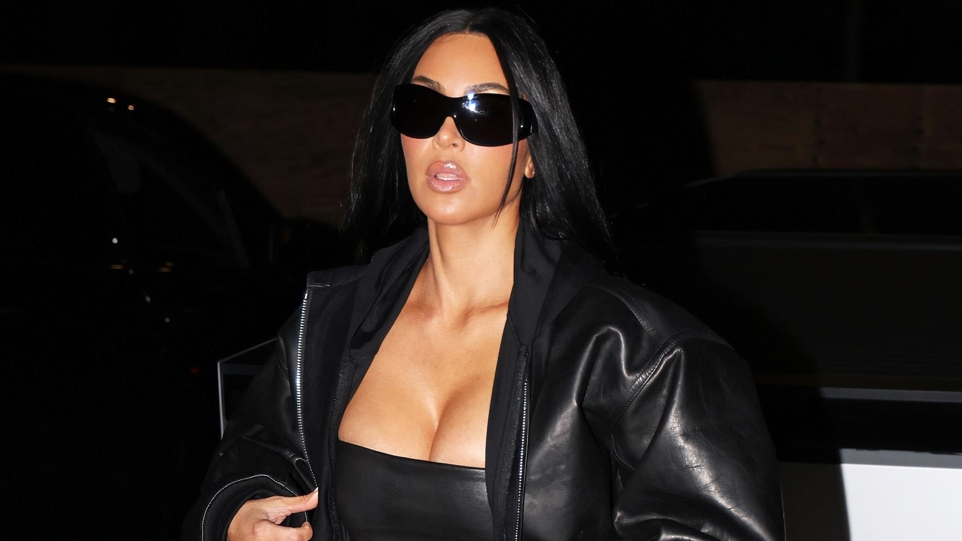 Kim Kardashian Debuts NikeSKIMS's First Shoe On a L.A. Pap Walk