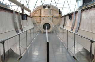 Visitors to The Museum of Flight are welcome to wander inside the Full Fuselage Trainer's 60-foot payload bay. See collectSPACE.com for more photos of the FFT.