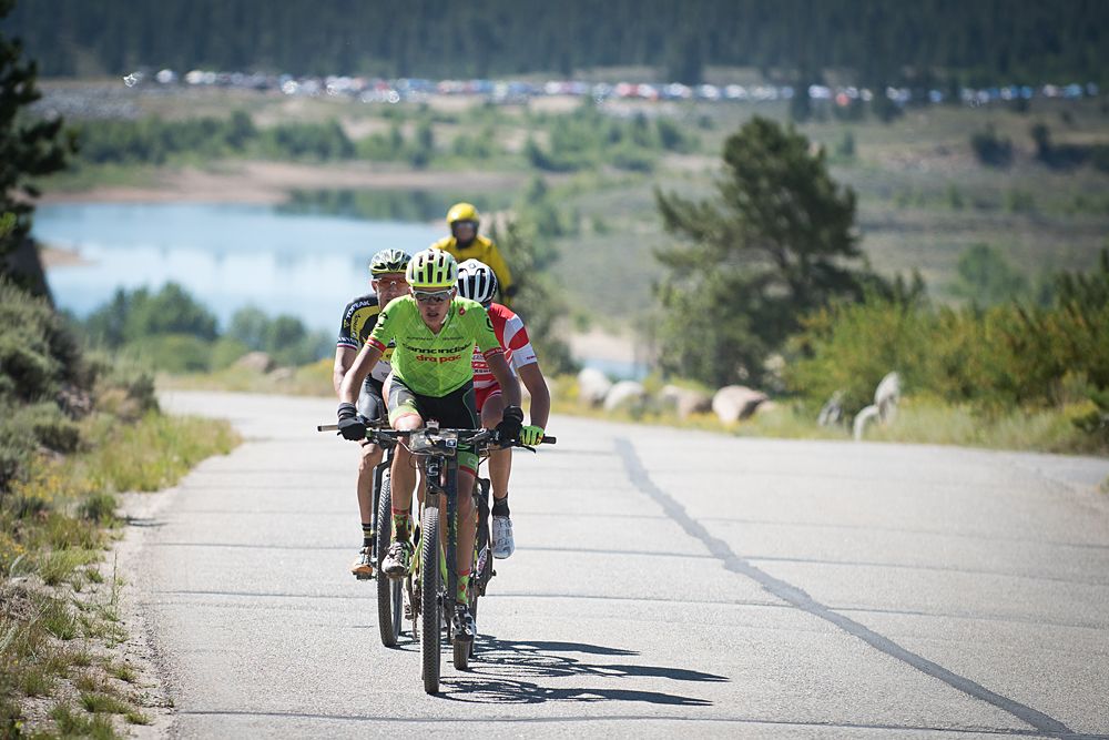 Joe Dombrowski (Cannondale-Drapac) races 2016 Leadville 100