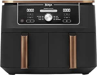 Ninja Deluxe Black & Copper Foodi MAX Dual Zone Air Fryer with Smart Cook System