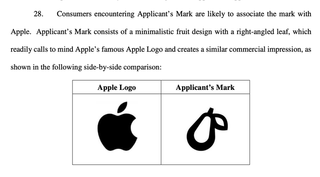 Apple attacks a company's pear logo because it thinks it'll confuse consumers