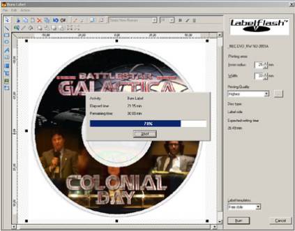 Labeling With Labelflash Using Nero - Labelflash Vs Lightscribe Dvd Cd 