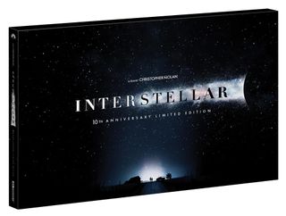 Key box art for a deluxe home video release for "Interstellar"