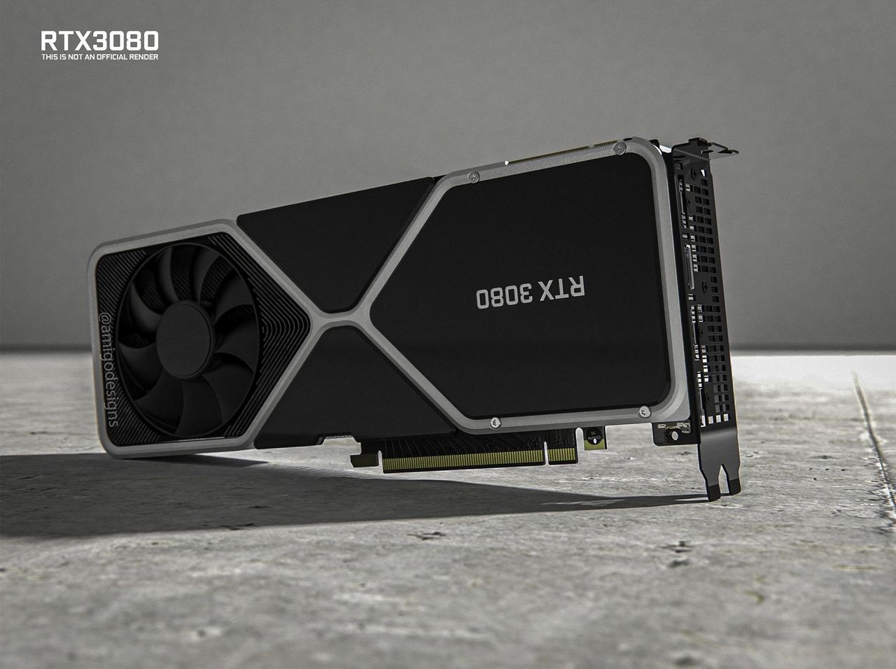 Unofficial RTX 3080 Render