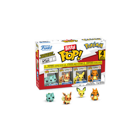 Bitty Pop! 4-Pack: Pok&eacute;mon - Bulbasaur Collectible Vinyl Mini-Figures