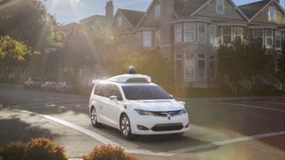 Waymo minivan