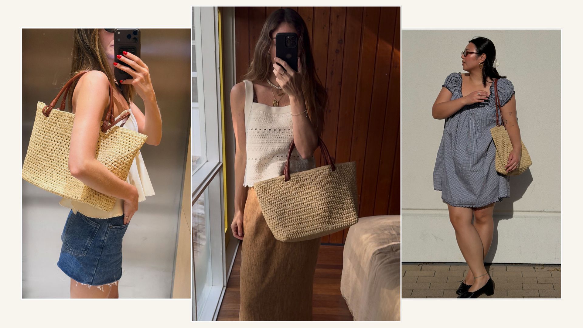 Sezane basket bag