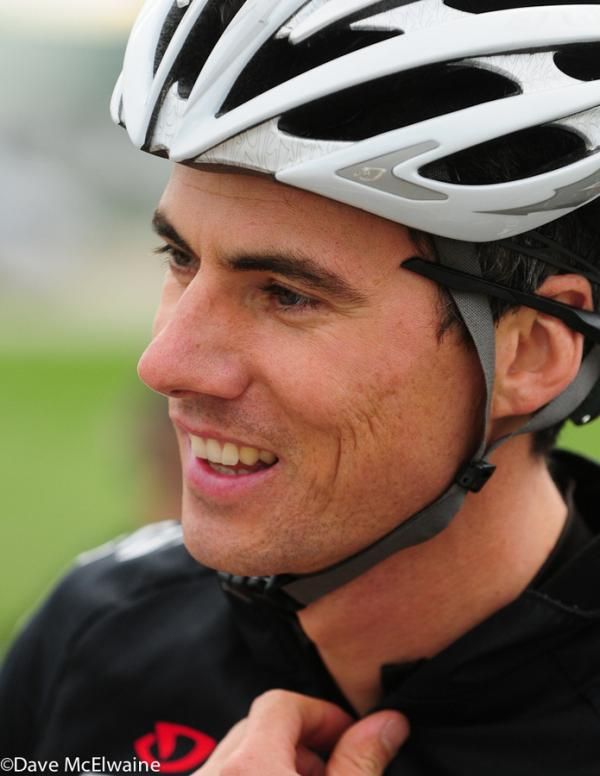 Mike Garrigan (Stage Race/Blacksmith cycle) at the start