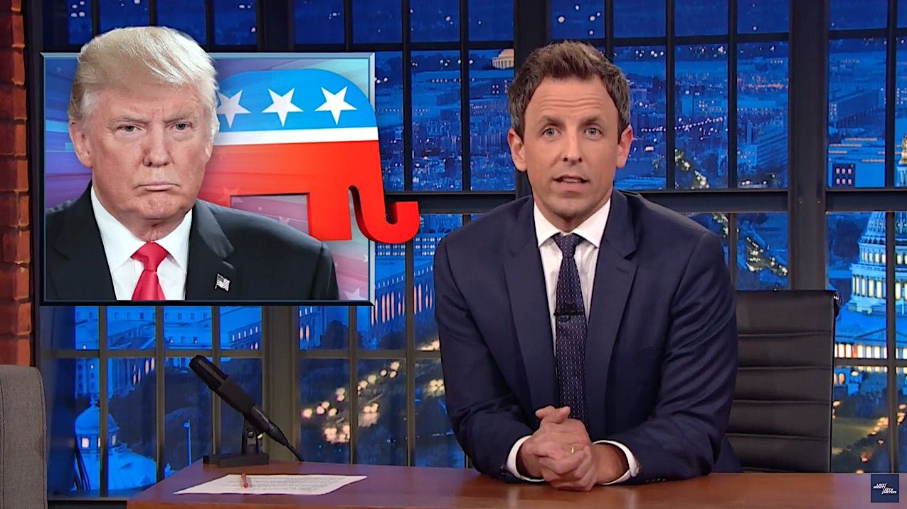 Seth Meyers looks at Donald Trump&amp;#039;s debate debacle