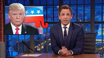 Seth Meyers looks at Donald Trump's debate debacle